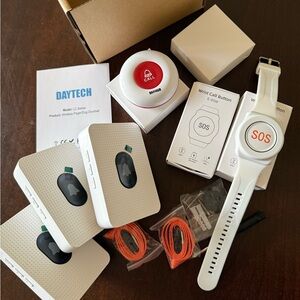 Daytech Wireless Caregiver Pager Call Button Elderly Nurse Alert System Elderly